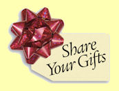 "Share Your Gifts" Church Art Online - http://www.churchart.com/